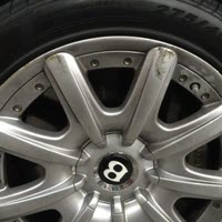Curb Wheel Damage Jaguar XE Before